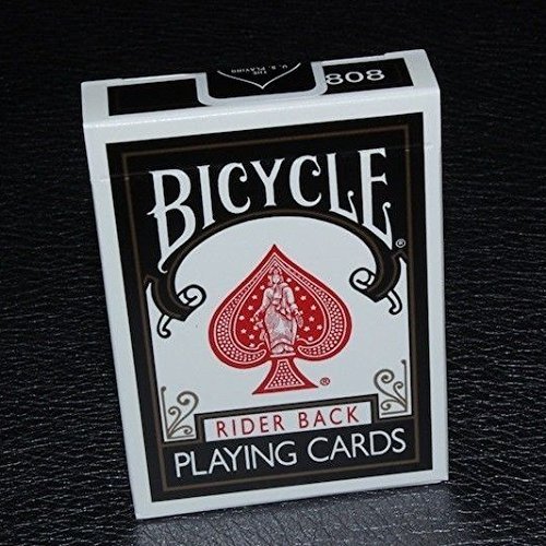 Bicycle 1 Deck Black Rider Back Playing Cards (Black) Standard